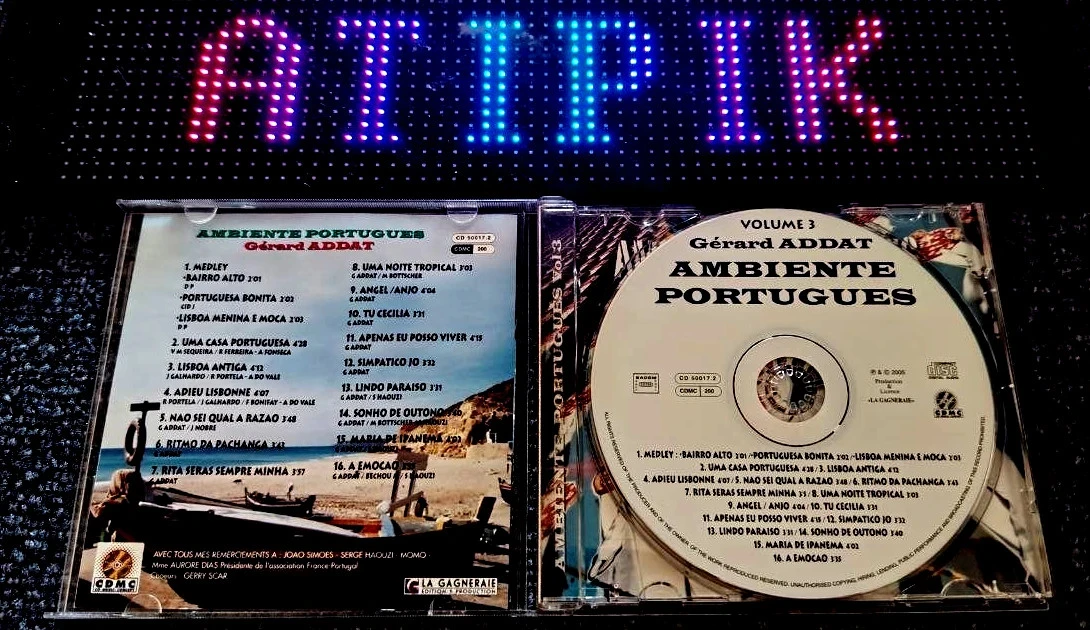 🎵 Gérard Addat - Ambiente Português Vol.3 - Fado & Brasil Raro – photo 3